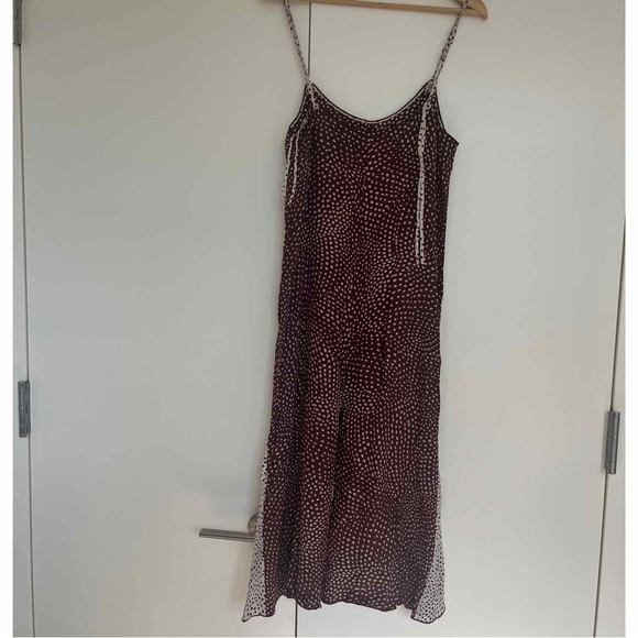 Rag & Bone "Dirdre" Viscose Polka-Dot Slip Dress - Picture 3 of 4